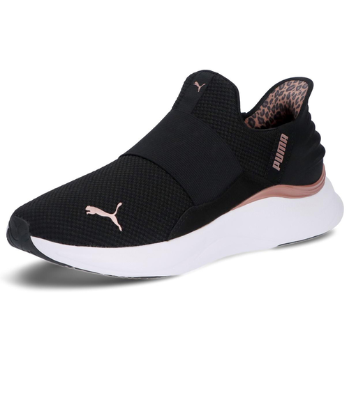 Lala 新品 PUMA ブラック スリッポンシューズ 5600000000826_MALLDEFAULT_d000