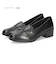 パンプス 痛くない 柔らかい 幅広 黒 オフィスシューズ レディース ローファー プレーンパンプス 日本製 靴 パンジー 4087 4088 PANSY
