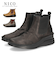 ショートブーツ レディース 歩きやすい 厚底 本革 サイドゴアブーツ 5cm 黒 ブラック ブラウン グレー 日本製 柔らかい NICO ニコ 83041