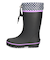 キッズ 長靴 おしゃれ 女の子 レインブーツ 水玉 かわいい 絞れる ジュニア レインシューズ 歩きやすい 滑りにくい パレード 56603 Parade
