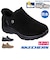 スケッチャーズ スリップインズ レディース 防水 ウォータープルーフ イージー ゴーイング ウィンター ウィンド SKECHERS Slip-ins ブーツ レザー スエード ハンズフリー ノーマル幅 169158