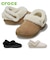 クロックス サンダル レディース アンファーゲッタブル ヴィーガン スエード クロッグ ボア ファー モコモコ 冬用 crocs 212106