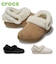 クロックス サンダル レディース アンファーゲッタブル ヴィーガン スエード クロッグ ボア ファー モコモコ 冬用 crocs 212106