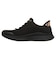 スケッチャーズ スリップインズ スリッポン スニーカー レディース 靴 ボブス ゴム紐 ノーマル幅 SKECHERS Slip-ins BOBS Squad 4 117743 ハンズフリー 立ったまま履ける 手を使わずに履ける ブラック 黒