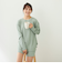 OceanPacific/オーシャンパシフィック  レディース4点セット水着 体型カバー 長袖 上下 セット 水陸両用 リブ素材 キャミソール ロンT ショーツ