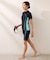 FILA/フィラ　キャップ・ゴーグル付　フィットネス水着　4点セット