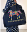 【Ball＆Chain/ボールアンドチェーン】FHL FLOWER HORSE(L) 刺繍エコバッグ