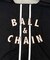 【Ball＆Chain/ボールアンドチェーン】LINE刺繍(L) 刺繍エコバッグ