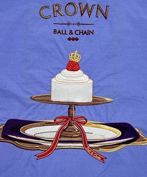 Ball＆Chain/ボールアンドチェーン】STRAWBERRY CAKE(M) 刺繍