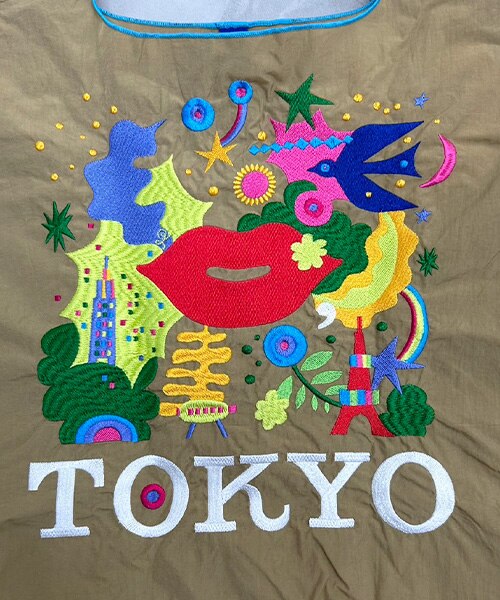 Ball＆Chain/ボールアンドチェーン】KISS TOKYO2(M) 刺繍エコ