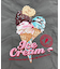 【Ball＆Chain/ボールアンドチェーン】NEW icecream(L) 刺繍エコバッグ