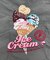 【Ball＆Chain/ボールアンドチェーン】NEW icecream(M) 刺繍エコバッグ