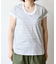 シルケットボーダーフレンチスリーブTシャツ