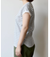 シルケットボーダーフレンチスリーブTシャツ