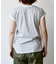 シルケットボーダーフレンチスリーブTシャツ