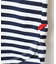 シルケットボーダーフレンチスリーブTシャツ