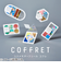 キングジム（KING　JIM）　コフレ（COFFRET）　スクエア　COFS001　ホリゾンブルー
