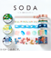 キングジム（KING　JIM）　ソーダ（SODA）　透明マスキングテープ　CMTH10－006　マーガレット