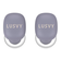 ナガオカ（NAGAOKA）　完全ワイヤレスイヤホン　LUSVY　カフェ　紫いもラテ