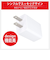 日本トラストテクノロジー（JTT）　USB充電器　5V／2A　1ポート　10W　CUBEUSB1P10W-WH　ホワイト