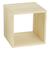桐キューブBOX　白木　240角