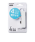 エレコム（ELECOM）　USB2.0ハブ（コンパクトタイプ）　4ポート　U2H-SN4NBWH　ホワイト