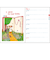 【2026年1月始まり】　グリーティングライフ　ココちゃん/サカモトリョウ　B6　ウィークリーライト　CD-1371-RY　ベッド　月曜始まり