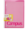 コクヨ（KOKUYO）　キャンパスカバーノート（プリント収容ポケット付き）　ノ‐621A‐P　桃