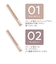 セザンヌ（CEZANNE）　シェーディングペンシル　01　ウォームトーン