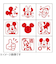 ビバリー　チェックスタンプ　CK9－050　ミッキー＆フレンズ