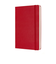 モレスキン（MOLESKINE）　クラシックノートブック　エクスパンデッド　ハードカバー　横罫　ラージサイズ　レッド