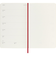 【2025年7月始まり】　モレスキン（MOLESKINE）　18ヶ月クラシックダイアリー　ソフトカバー　ラージサイズ　ウィークリーレフト　スカーレットレッド　月