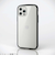 【iPhone12／12Pro】　エレコム（ELECOM）　ハイブリッドケース　TOUGH　SLIM　LITE　フレームカラー　PM-A20BTSLFCBK　ブ