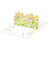 ホールマーク（Hallmark）　グリーティングカード　おめでとう　立体　Blooming　817633　おめでとうございますII