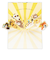 ホールマーク（Hallmark）　グリーティングカード　誕生お祝い　立体　ゆるアニマル　817596　ねこ2