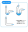 コジット　排水管汚れごっそりパイプ職人5連ブラシ　シルバー　95216