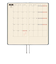 【2026年1月始まり】　ほぼ日　weeks　MEGA　カラーズ　B6スリム　ウィークリーレフト　コスモブルー　月曜始まり