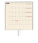 【2026年1月始まり】　ほぼ日　weeks　ペーパーシリーズ　B6スリム　ウィークリーレフト　ブラックギンガム　月曜始まり