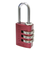 ABUS　マイカラー可変式南京錠　145／20レッド