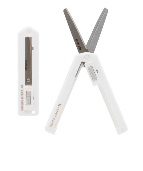 みどり ミドリ（MIDORI） XS コンパクトハサミ 白 35536｜ハンズの通販