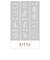 キングジム（KING　JIM）　キッタ　スペシャル（KITTA　SPECIAL）　KITPP006　ヘキガ