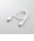 エレコム（ELECOM）　USB2.0ケーブル（C-C、USB　PD対応、高耐久）　0.3m　MPA-CCS03PNWH　ホワイト