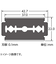フェザー（FEATHER）　青函　両刃　FA－10B　10枚入