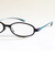 ベイライン（Bayline）　TR90　オーバルスリムフレーム　バイカラー　1660‐D　ブルーブラック　1.5　（一般医療機器）