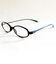 ベイライン（Bayline）　TR90　オーバルスリムフレーム　バイカラー　1660‐D　ブルーブラック　2.5　（一般医療機器）