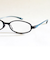 ベイライン（Bayline）　TR90　オーバルスリムフレーム　バイカラー　1660‐D　ブルーブラック　1.0　（一般医療機器）