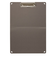 プラス（PLUS）　おりたためるクリップボード＋　A4サイズ　83161　ダークグレー