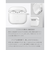 ユニーク（UNIQ）　AirPods4　GLASE　クリア