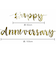 ユニーク　Happy　Anniversary　バナーゴールド　U72608