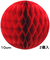 エクセルポイント　ハニカムボール　直径10cm　9010／07　レッド　2個入